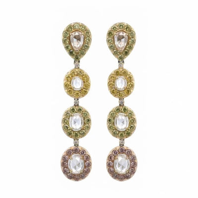 5.39ctw Oval/Pear Shaped Rose Cut Diamond