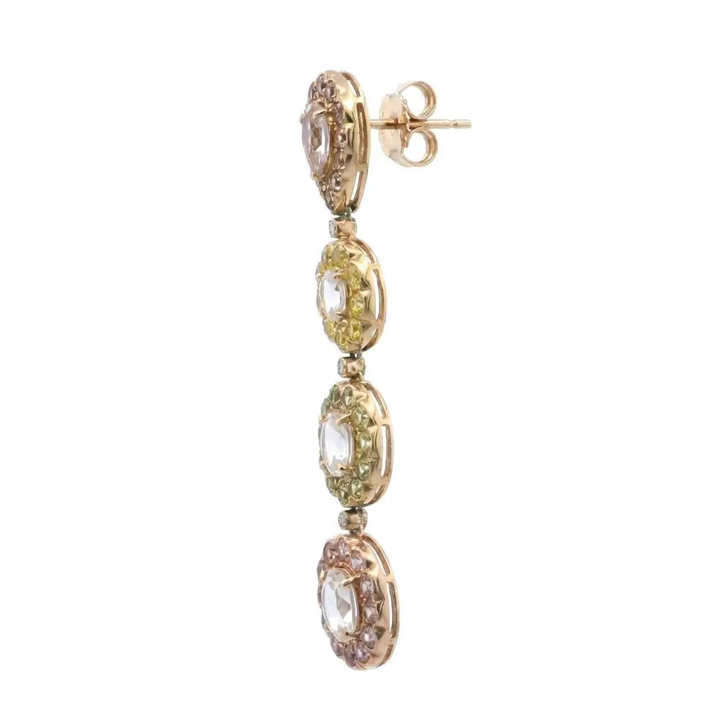 5.39ctw Oval/Pear Shaped Rose Cut Diamond