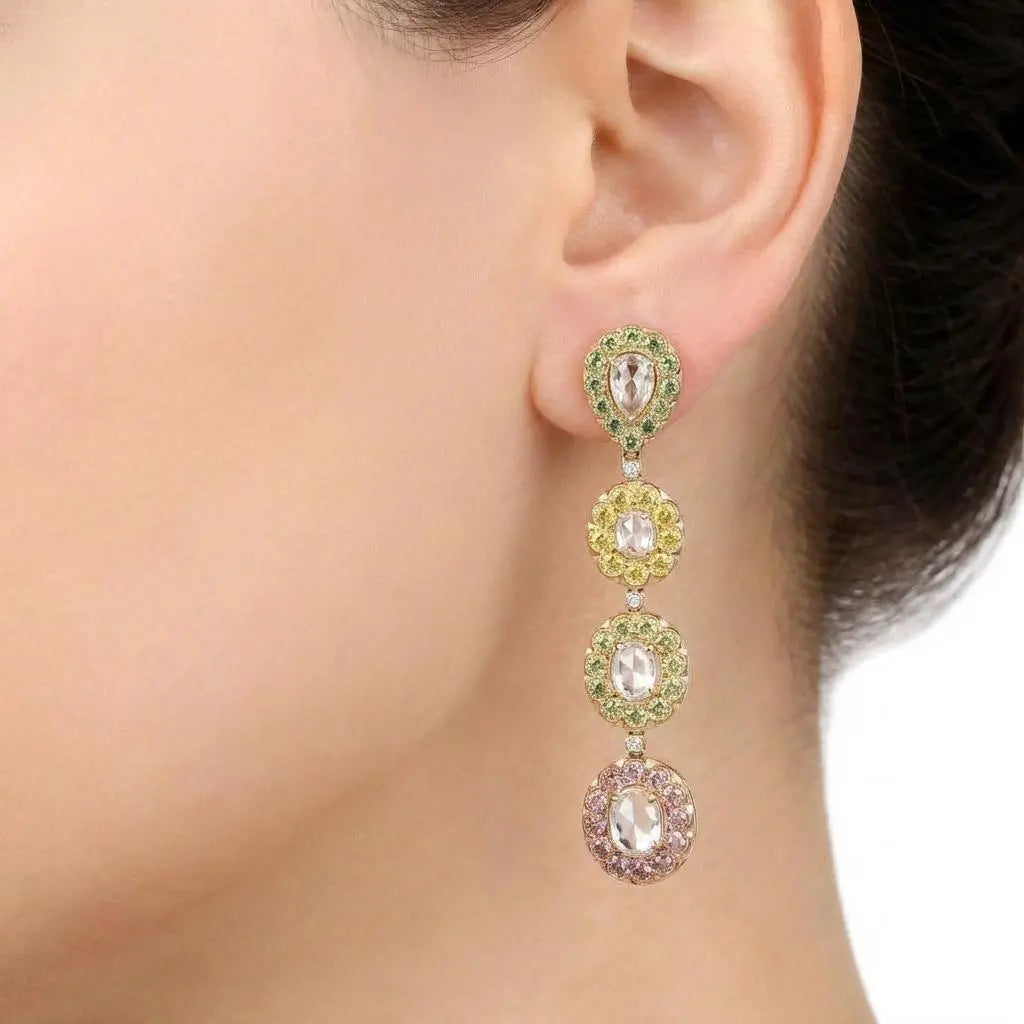 5.39ctw Oval/Pear Shaped Rose Cut Diamond