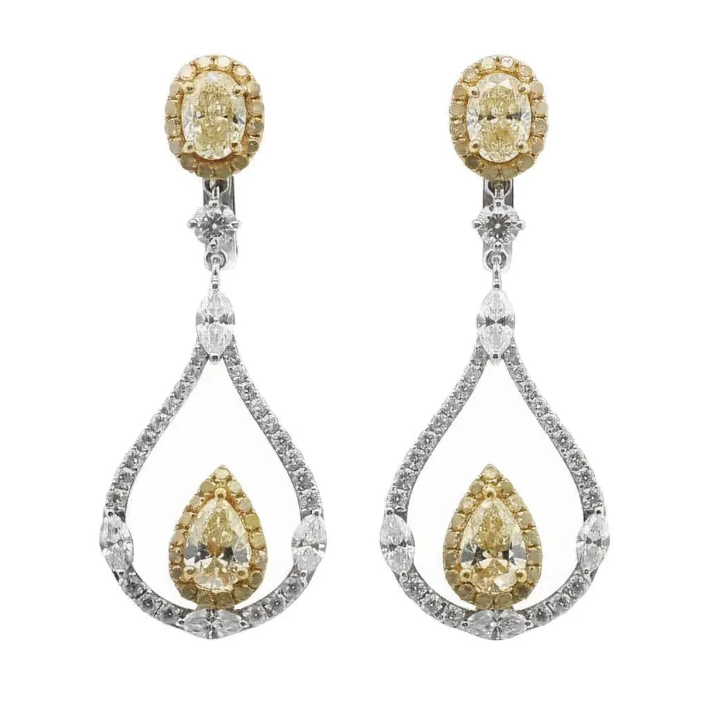 1.04ctw Pear Shaped Diamonds