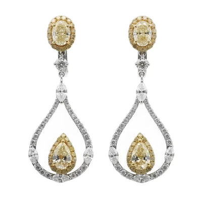 1.04ctw Pear Shaped Diamonds