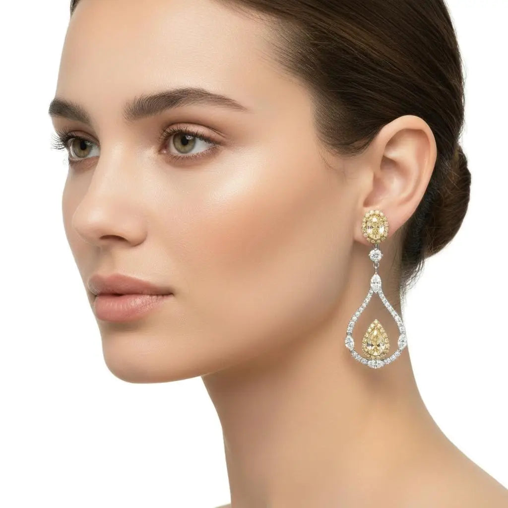 1.04ctw Pear Shaped Diamonds