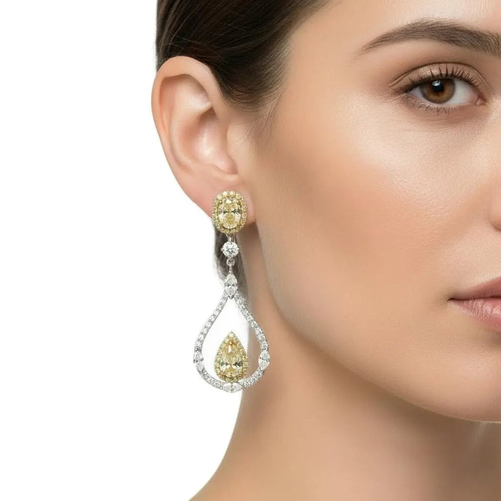 1.04ctw Pear Shaped Diamonds