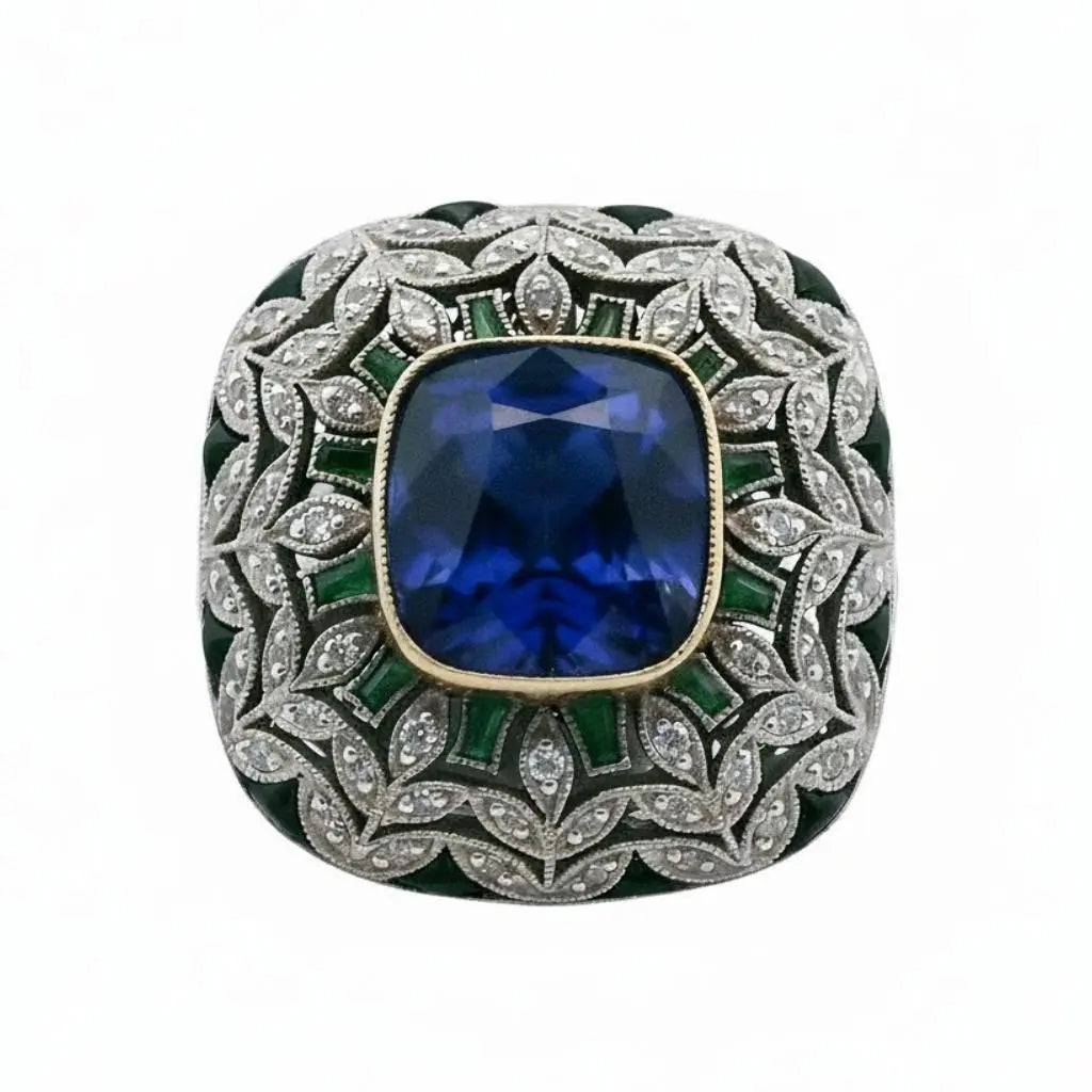 4.78ctw Cushion Cut Sapphire