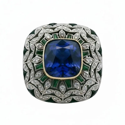 4.78ctw Cushion Cut Sapphire