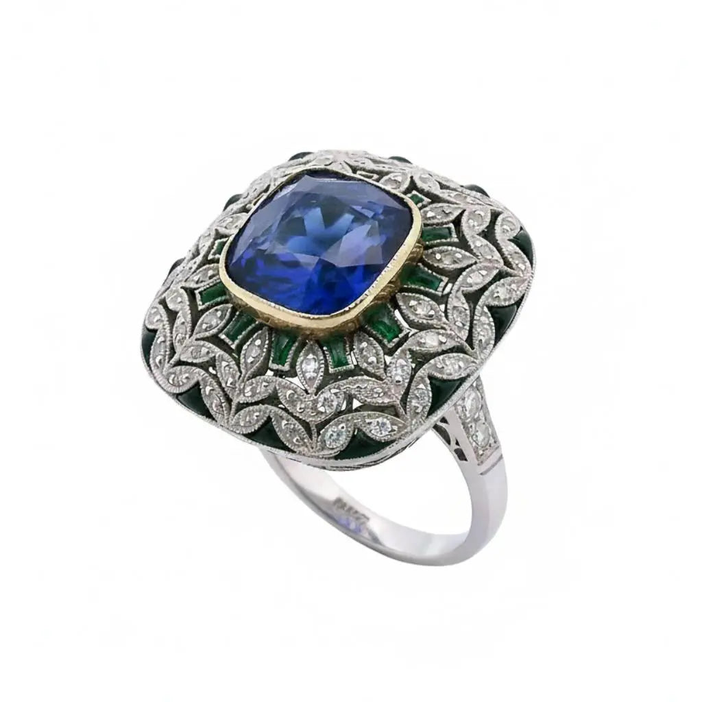 4.78ctw Cushion Cut Sapphire