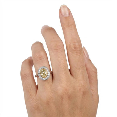 0.66ct Oval Cut Diamond