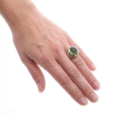 10.00ct Greenish-Yellow Cats-Eye Chrysoberyl