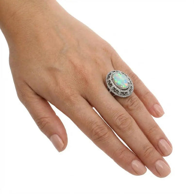 2.03ct Oval Black Opal