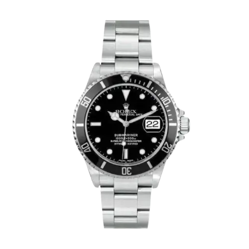 Rolex Submariner 40mm with Black Dial and Black Bezel - Goldstein Diamonds