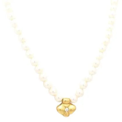 Pearl & Diamond Necklace
