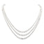 Three-Tier Necklace with Round Brilliant Diamonds