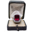 8.18ct Rubellite Tourmaline Cushion Cut & Diamond Ring