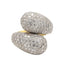 Pavé Diamond Bypass Ring