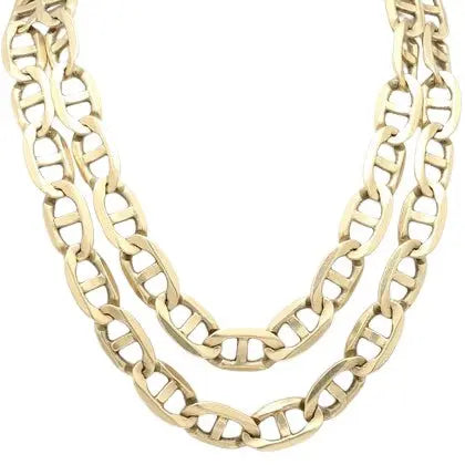 14K Yellow Gold Mariner Link Chain