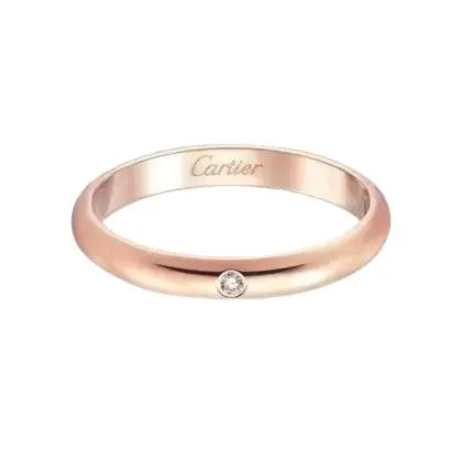 Cartier "1895" Ring in 18k Rose Gold with Diamond