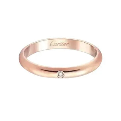 Cartier "1895" Ring in 18k Rose Gold with Diamond