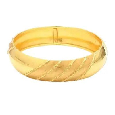 21K Yellow Gold Bangle