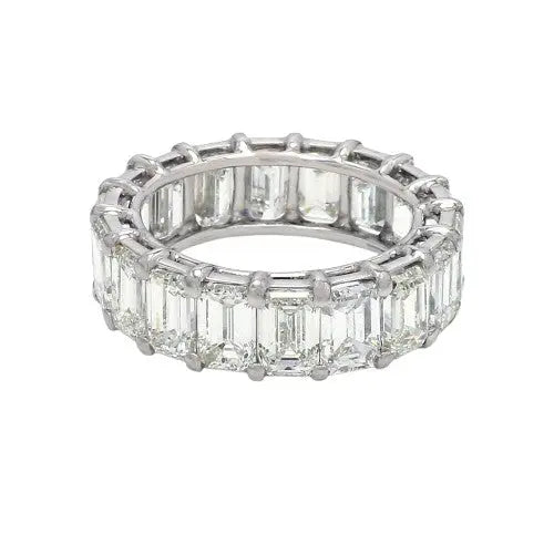 9.68 Emerald Cut Diamond Eternity Band
