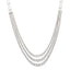 Three-Tier Necklace with Round Brilliant Diamonds