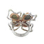 12.59ctw Fancy Color Diamond Floral Dragonfly Ring