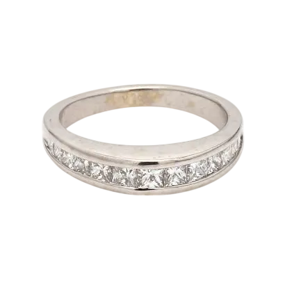 1.00ctw PRN CUT DIAS, CHANNEL SET