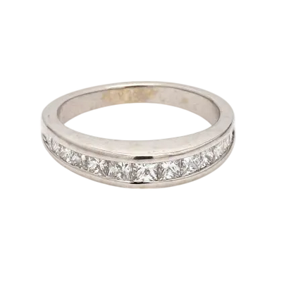 1.00ctw PRN CUT DIAS, CHANNEL SET