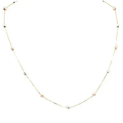 Estate 3mm Diamond-Cut Bead Chain
