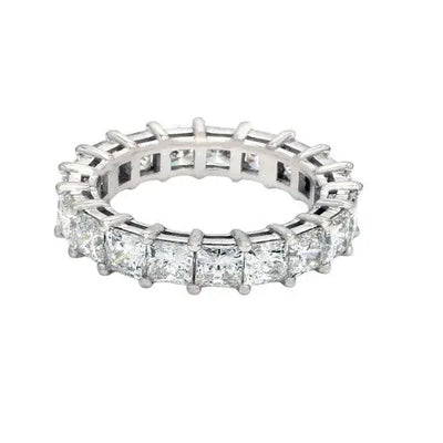 4.99ctw Princess Cut Diamond Eternity Band Sz. 6.5