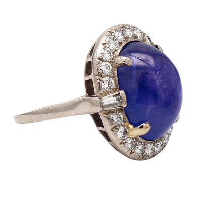 19.51ct Star Sapphire Ring Sz. 8