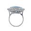 13ct Black Opal Ring with Diamonds GIA