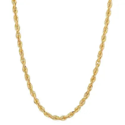 14K Yellow Gold Rope Chain