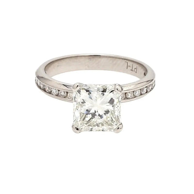 2.00ct Square Radiant Cut Diamond Ring