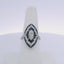 1.04CTW ANTIQUE MARQUISE CUT DIAMOND & 2.05CTW SAPPHIRE RING