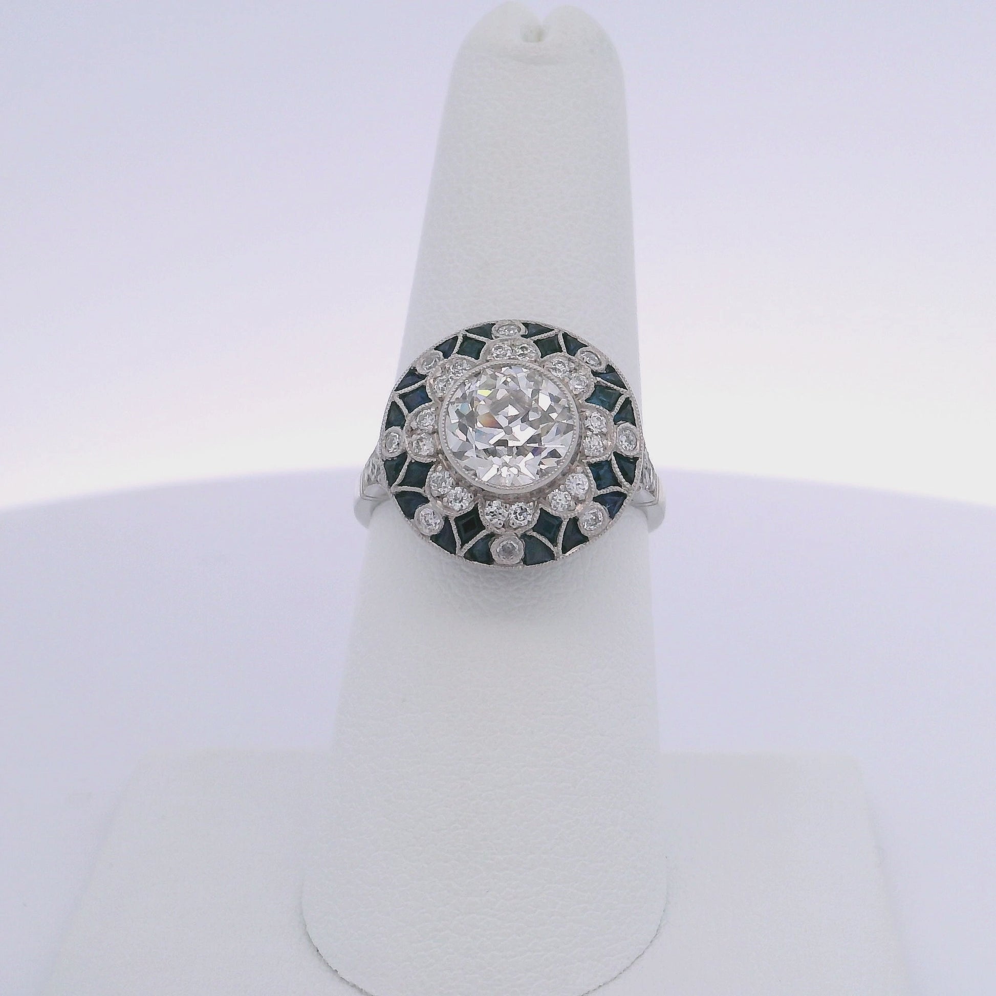 1.79CTW OLD EUROPEAN CUT DIAMOND & 0.40CTW OLD MINE CUT DIAMONDS