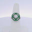 1.05CT OLD MINE CUT DIAMOND & 2.30CTW EMERALD RING