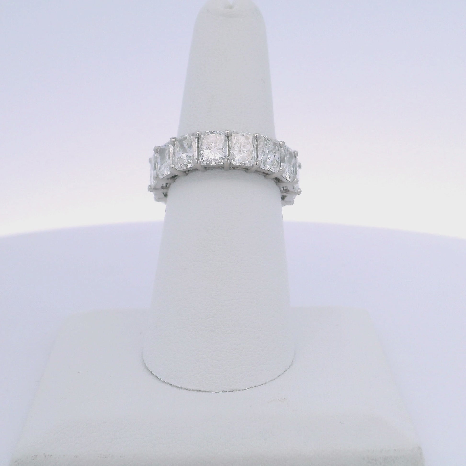 8.26CTW RADIANT CUT DIAMOND ETERNITY BAND