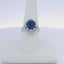 4.37CTW OVAL BLUE SAPPHIRE & 1.00CTW ROUND BRILLIANT CUT DIAMOND RING