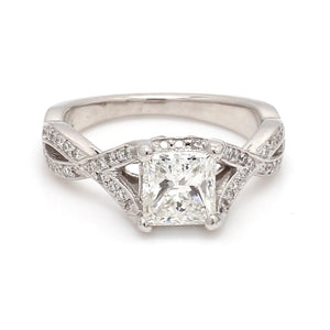 SOLD - 1.01ct Princess Cut Diamond Ring