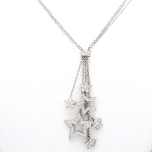 SOLD - Tiffany & Co., Falling Stars, Diamond Necklace