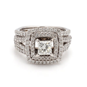 SOLD - 0.64ct Princess Cut Diamond Ring