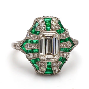 SOLD - 1.57ct Emerald Cut Diamond Ring