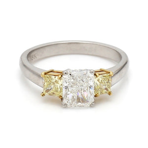 SOLD - 1.50ct G SI2 Radiant Cut Diamond Ring - GIA Certified
