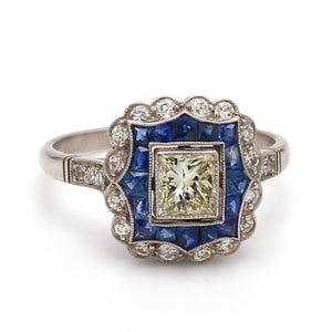 SOLD - 0.62ct Princess Cut Diamond Ring