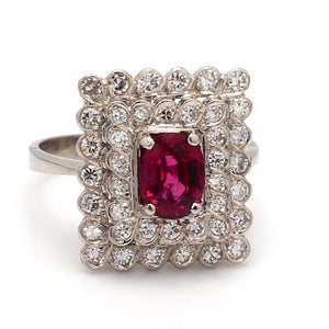 1.05ct Oval Cut Ruby Ring