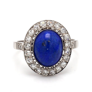 SOLD - 1.50ct Oval Cut Lapis Lazuli Ring