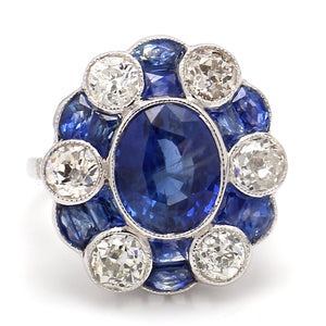 SOLD - 4.80ct Oval Cut, Sapphire Ring