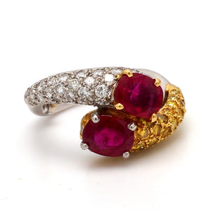 2.00ctw Oval Cut, Thai Ruby Ring - AGL Certified