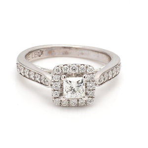 0.44ct Princess Cut Diamond Ring
