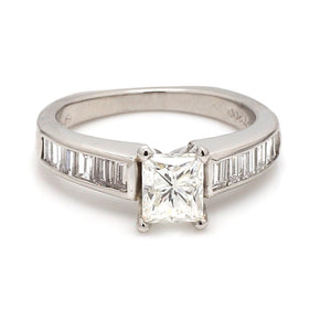 1.00ct Princess Cut Diamond Ring